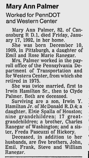 Mary Ann Palmer